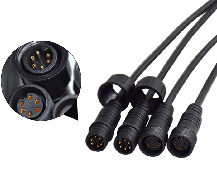 circular waterproof extension cable 